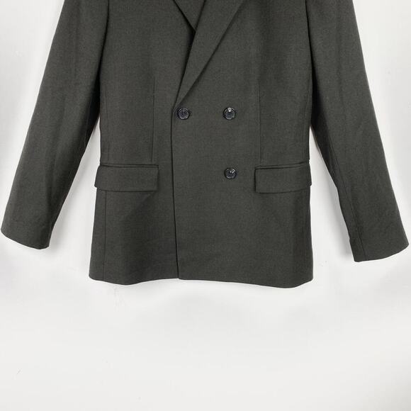 NWT Theory Sleek Double Breasted Slim Fit Virgin Wool Blazer Size 2 - Picture 5 of 12